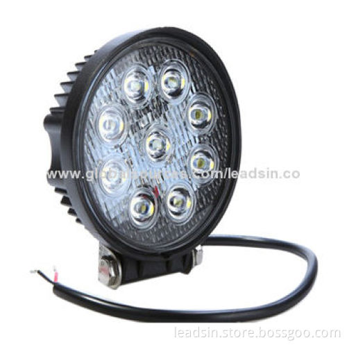 27W Offroad LED Work Light with CE, RoHS Marks, IP67 Waterproof